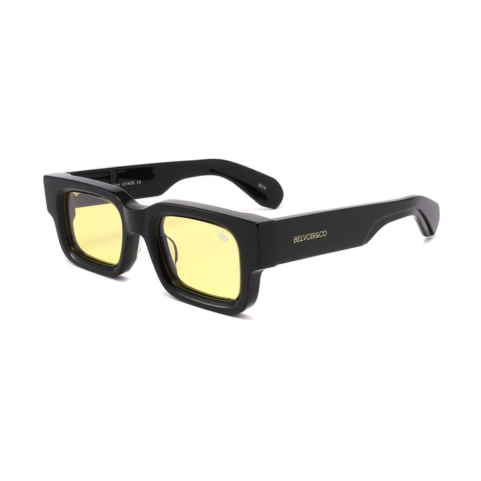 Arlo Gloss Black | Yellow