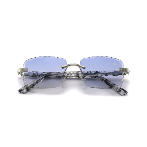 Palmeira Marble Silver | Blue