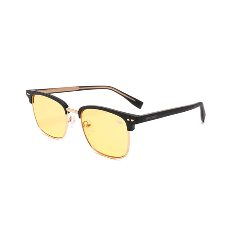 Clubmaster Black | Yellow Anti Blue