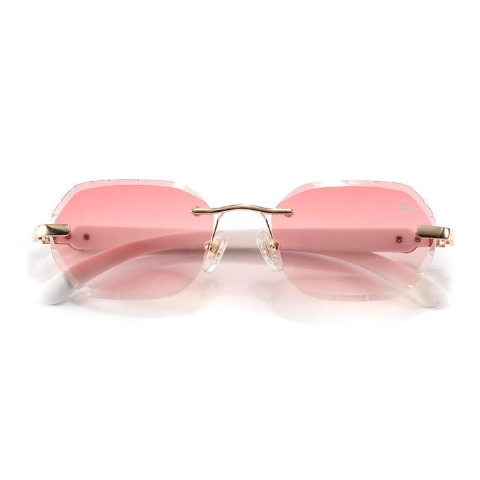 Diamond Cut Willow Burnt Red | White